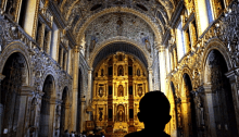 Cathedral interior in Oaxaca (Photo, Andrew McMillan_BurningWell)